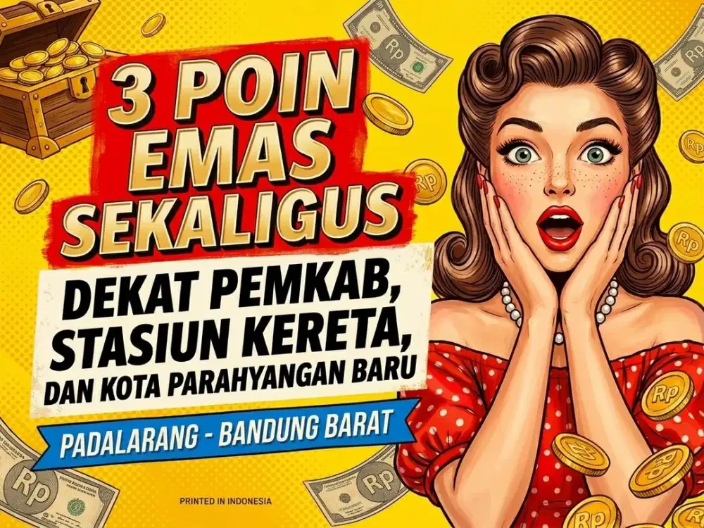 JUAL TANAH DI NGAMPRAH, PADALARANG, KOTA BARU PARAHYANGAN, BANDUNG BARAT