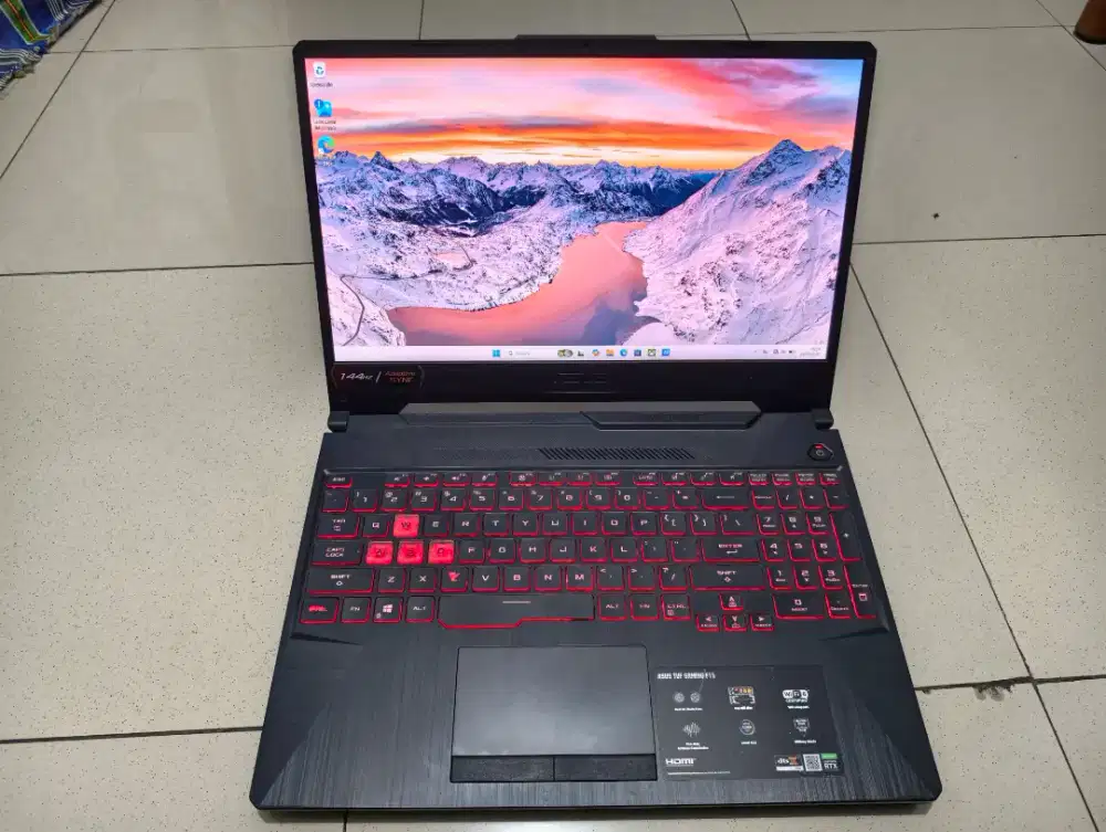 ASUS TUF Gaming F15 FX506HEB, I7-11800H, GPU RTX 3050 TI, RAM 16GB