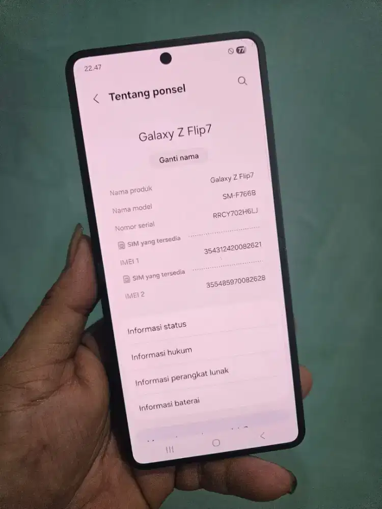 Samsung z flip 7 256