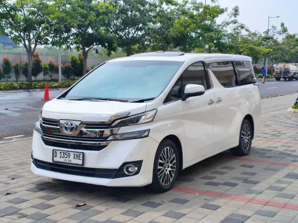 Vellfire 2.5 G CVT 2015 White istimewa