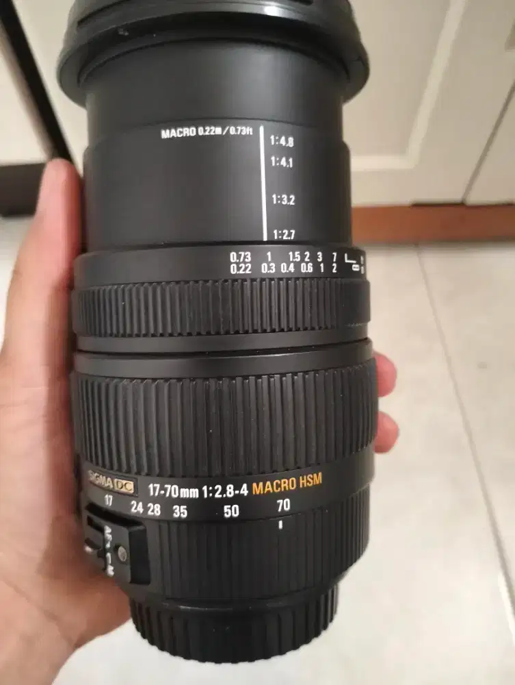 LENSA SIGMA 17-70MM F2.8 FOR CANON NO BOX
