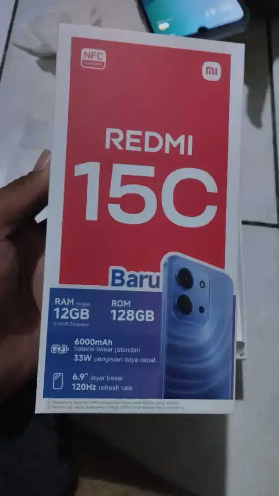 Jual HP baru Redmi 15c 128/6GB