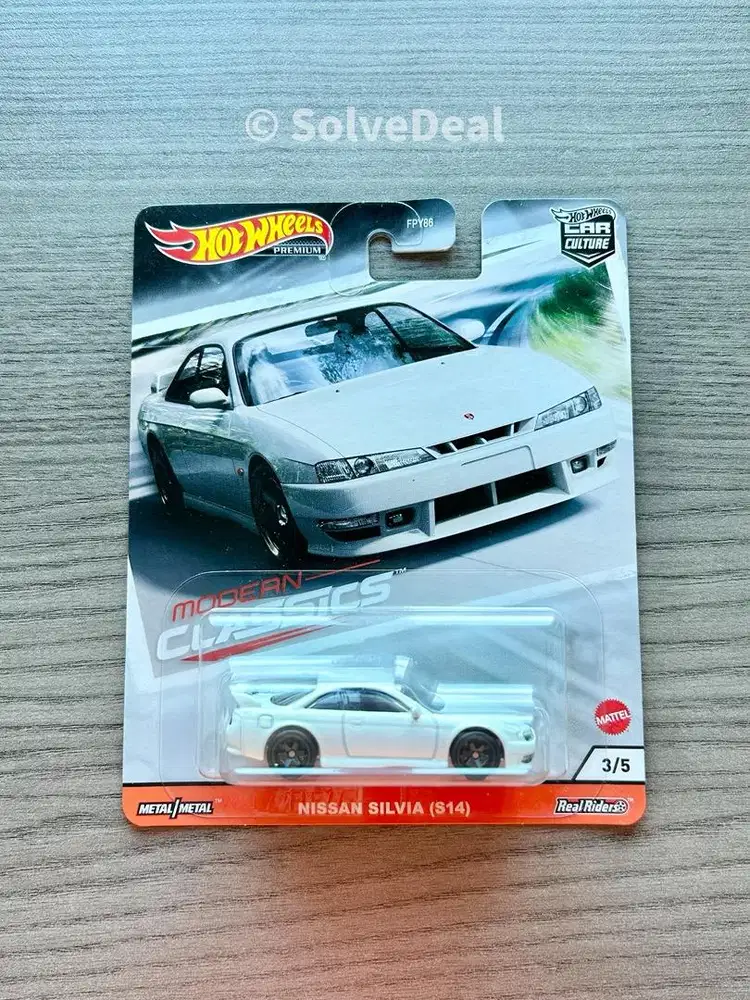 Hot Wheels Modern Classics Nissan Silvia S14 2020 White Hotwheels
