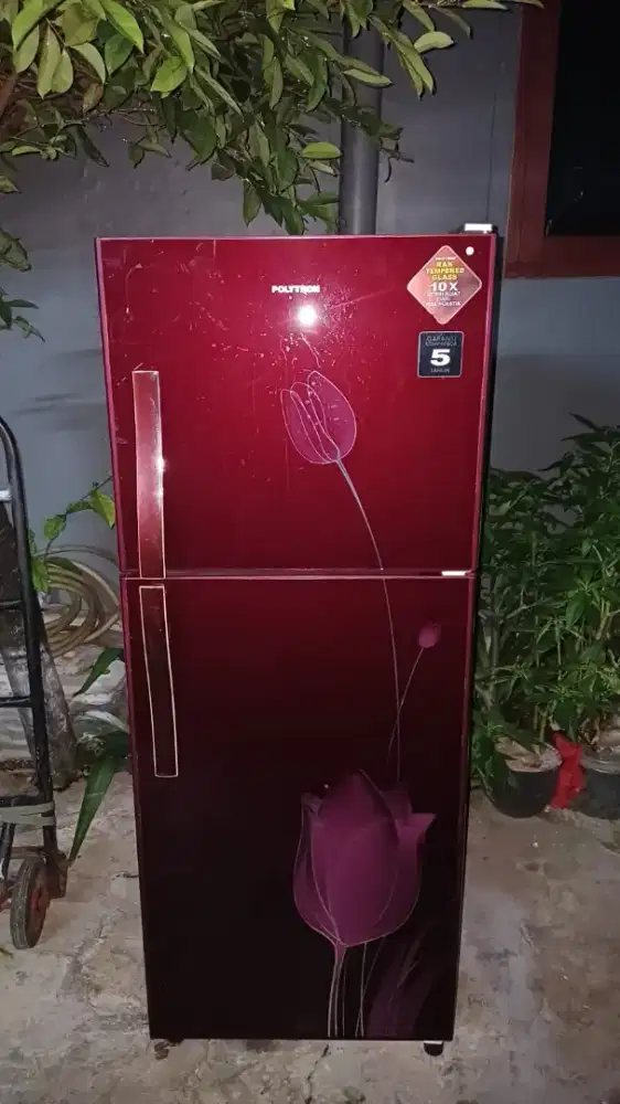 Jual nih kulkas polytron 2 pintu belleza normal tanpa bunga es