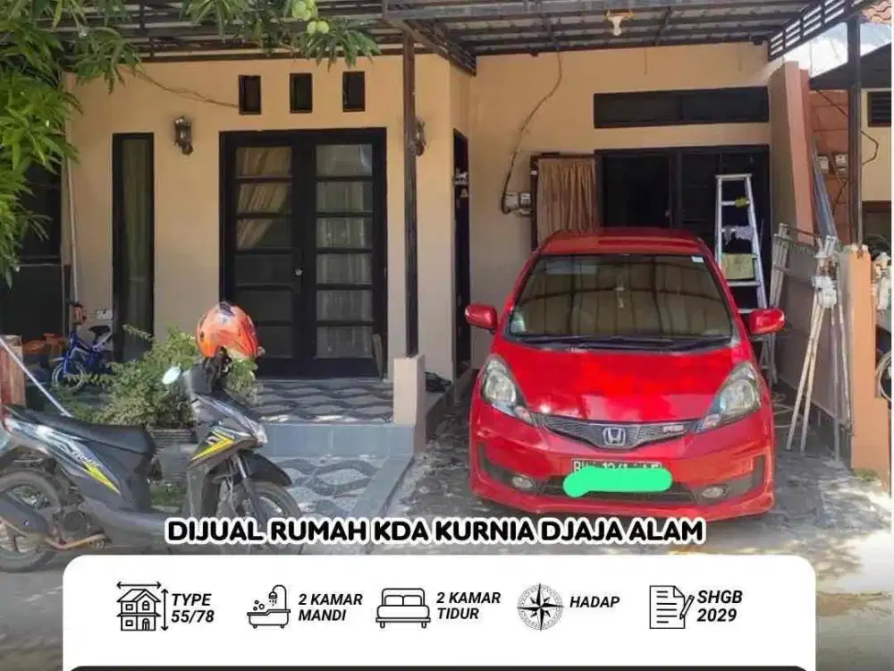 Dijual rumah KDA batam center