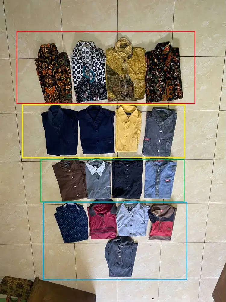 Batik Kemeja Bekas