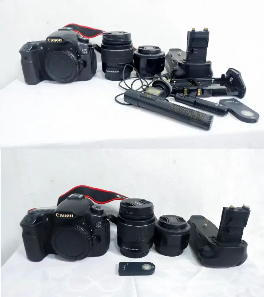 Jual kamera Canon 60D fullset + 2 lensa (fix dan 50mm youngnuo)