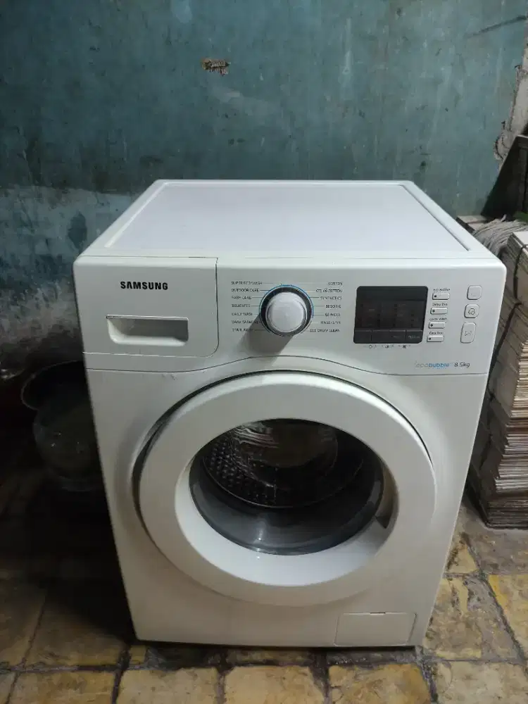 mesin cuci front loading samsung 8.5 kg inverter echo bubble