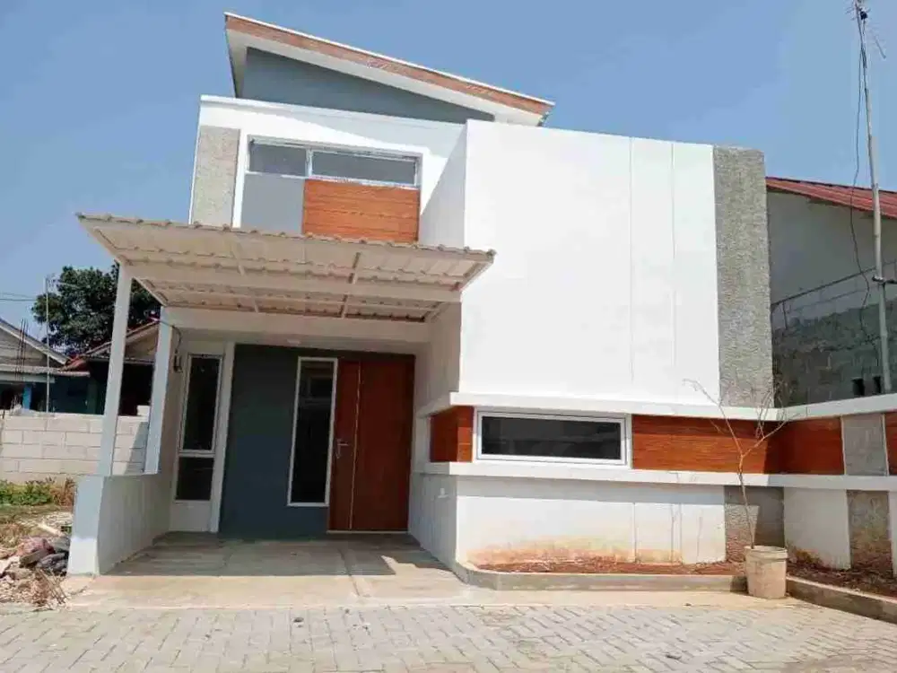 Dijual Rumah dekat Kawasan Industri MM2100, Setu, Telajung, Bekasi, DP 0%, Cicilan 2 jutaan.