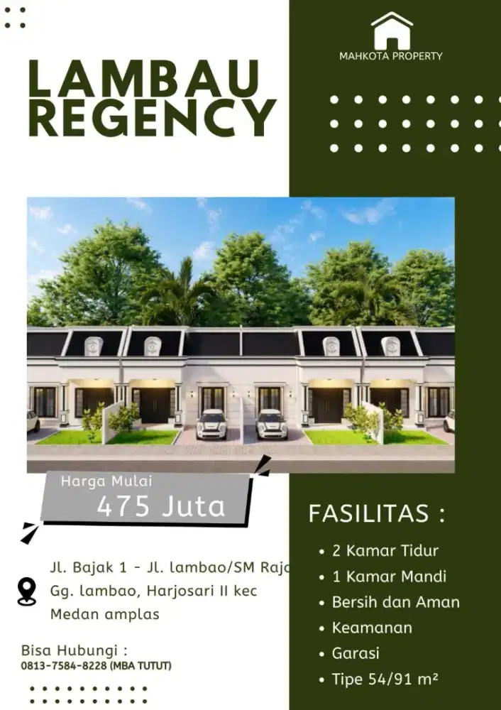 LAMBAU REGENCY JALAN HARJOSARI 7x13