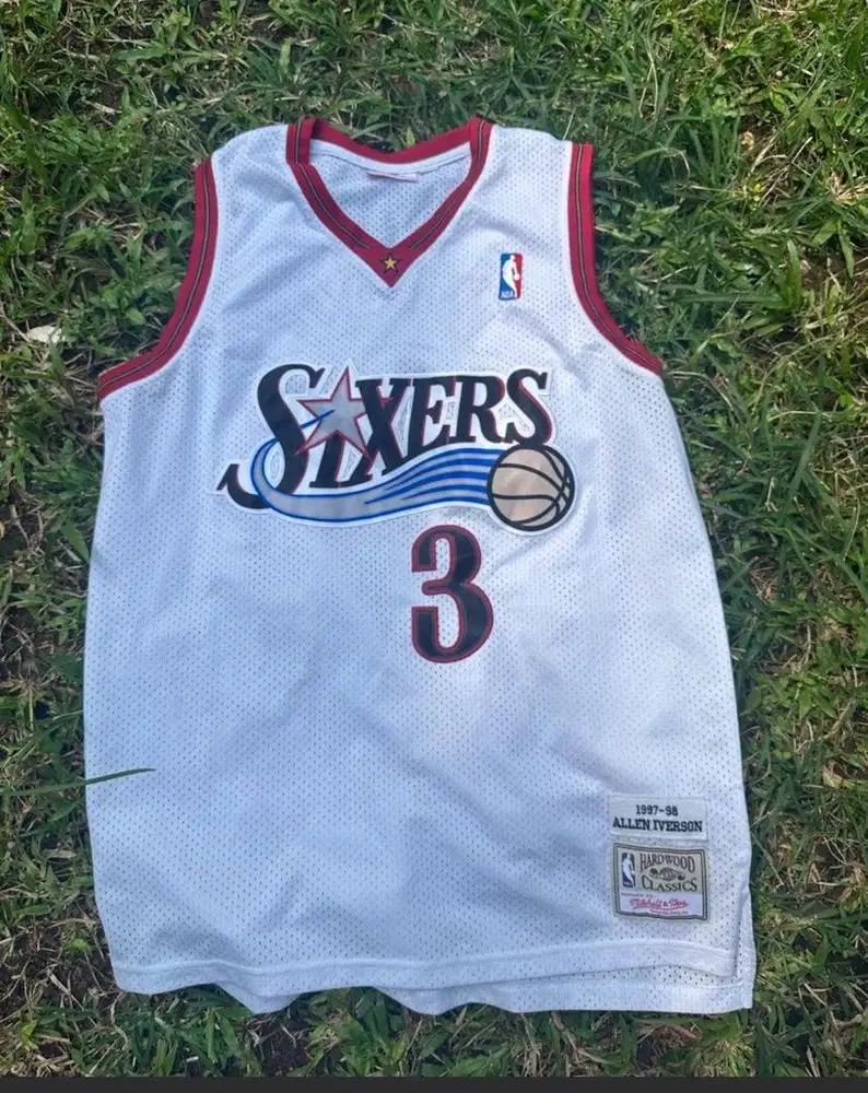 Sixers 1997-98 Jersey allen iverson