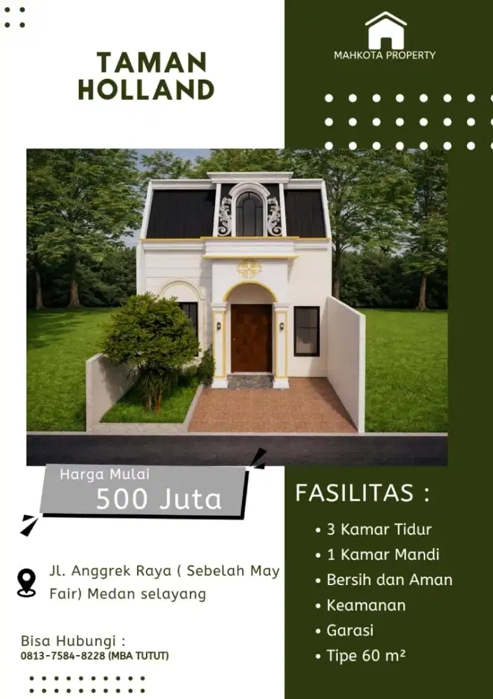 TAMAN HOLLAND MODEL KLASIK EROPA