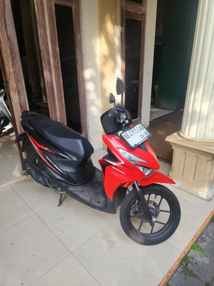 Beat all new hitam merah 2025 low km 6ribuan gbm
