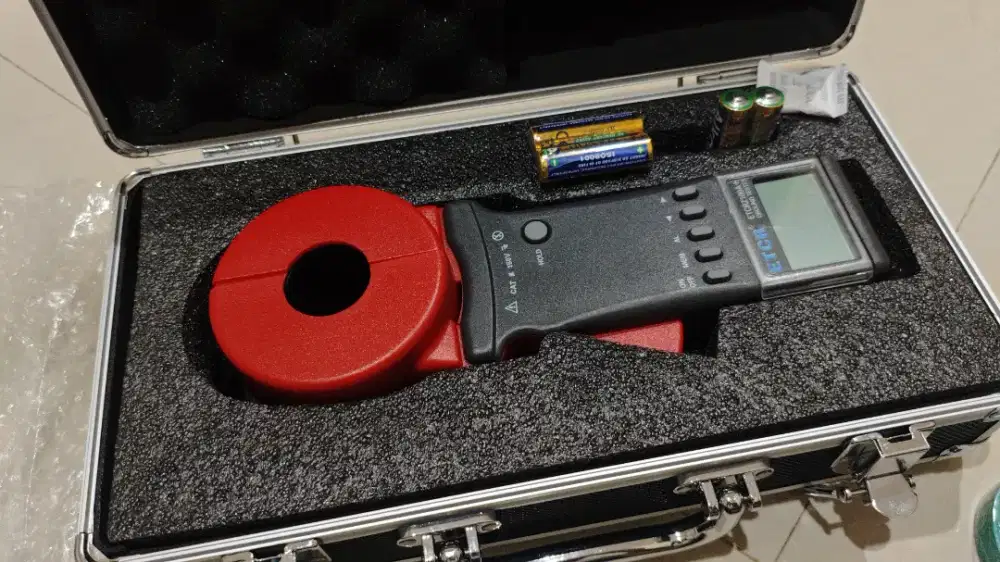 ground resistance meter earth clamp sewa kondisi ok