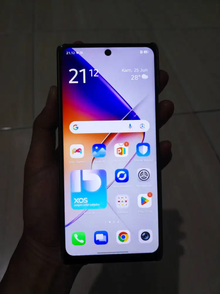 Infinix Note 40 (RAM [8GB] / Internal [256GB]) - Warna Obsidian Black]