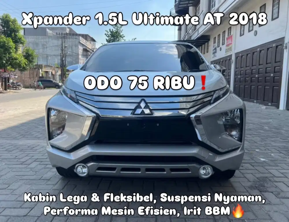 (TDP 29 JUTA!) Mitsubishi Xpander 1.5 Ultimate Automatic Silver 2018