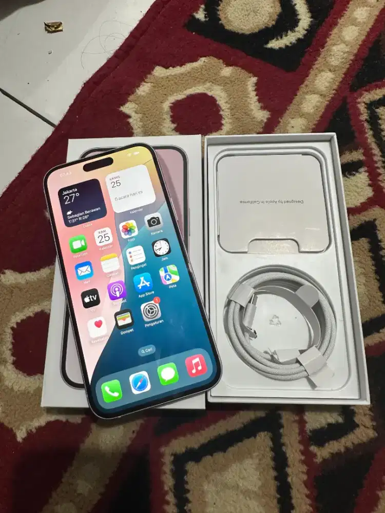 IPHONE 15+ 128GB ALL OPERATOR

FISIK MULUS 98% LIKE NEW