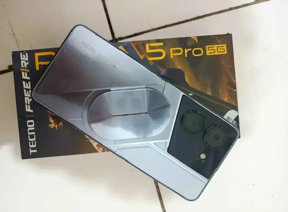 Tecno Pova 5 Pro 5G 8+8/256 Fullset Mulus Original