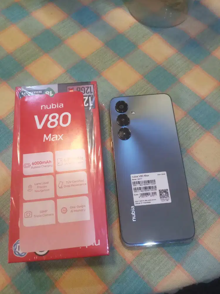 JUAL CEPAT NUBIA V80 MAX 6/128Gb