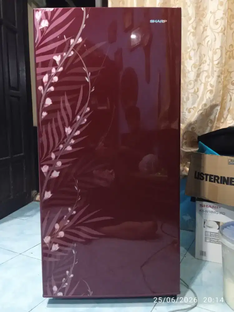 Kulkas Sharp 1 pintu 166L Bekas Normal Dingin Siap Pakai