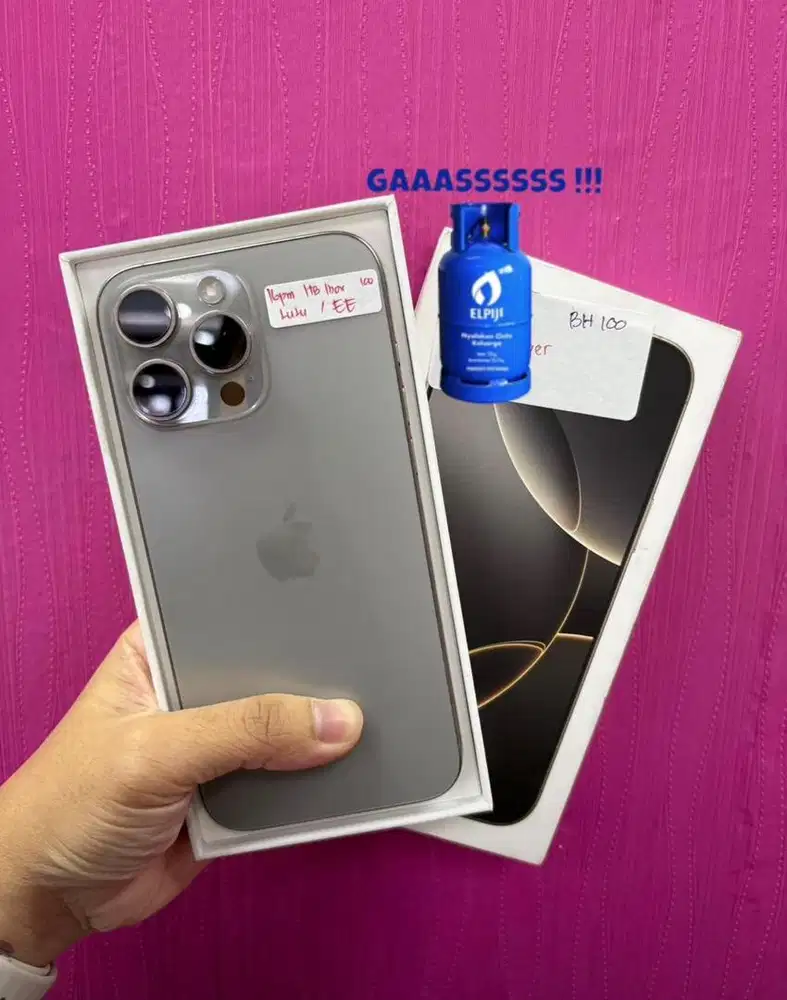 iPhone 16 PRO MAX 1TB, iBox, NATURAL TITANIUM, BH 100%