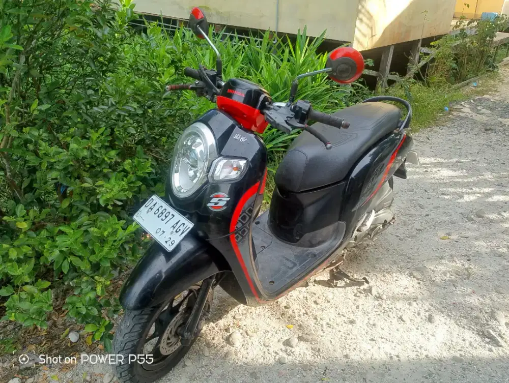 Scoopy 2019 plat bjm ss lengkap hidupan semua