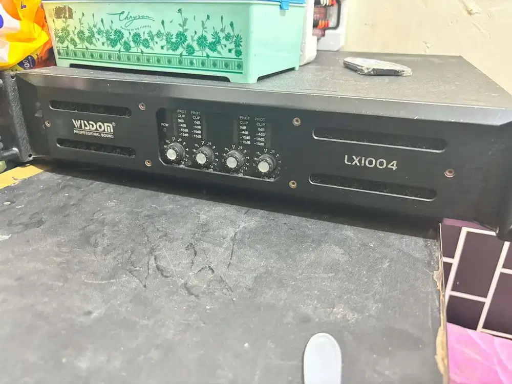 Merek wisdom LXI1004 4 cenel ful orisinal masi mulus belum di pake