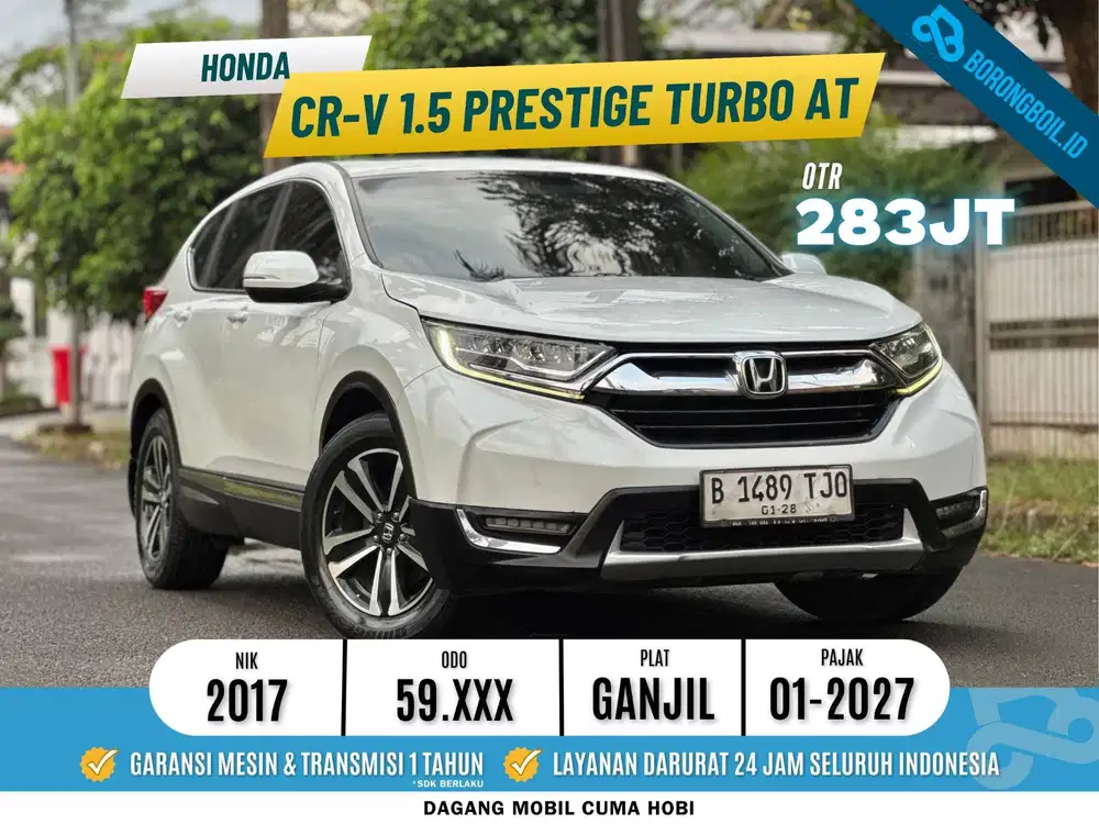 Honda CR-V Prestige Turbo 1.5 CVT 2017 White Orchid Pearl cx5