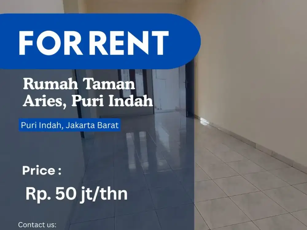 Disewa Rumah Siap Huni Lokasi Strategis