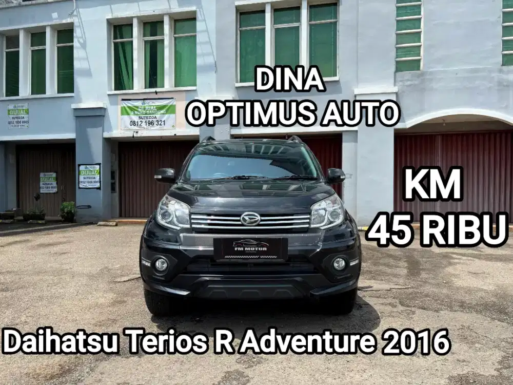 Daihatsu Terios R Adventure 2016 Automatic 1.5,Low Km,Kondisi Istimewa