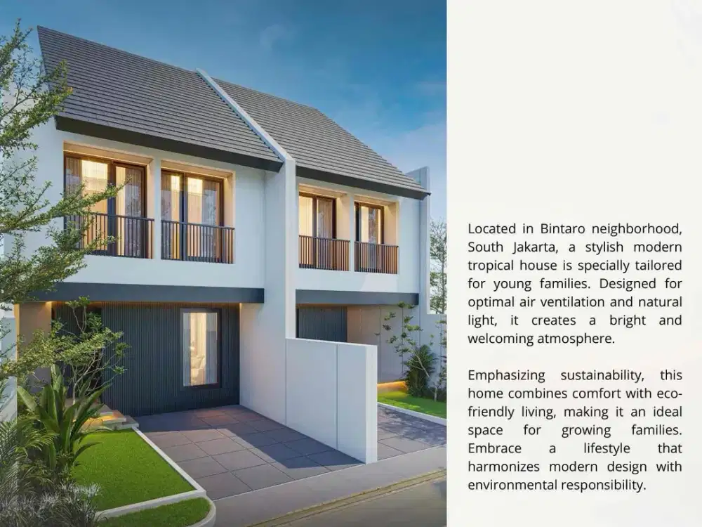 Best Deal! Rumah Baru Modern Harga Termurah Area Bintaro Sektor 1
