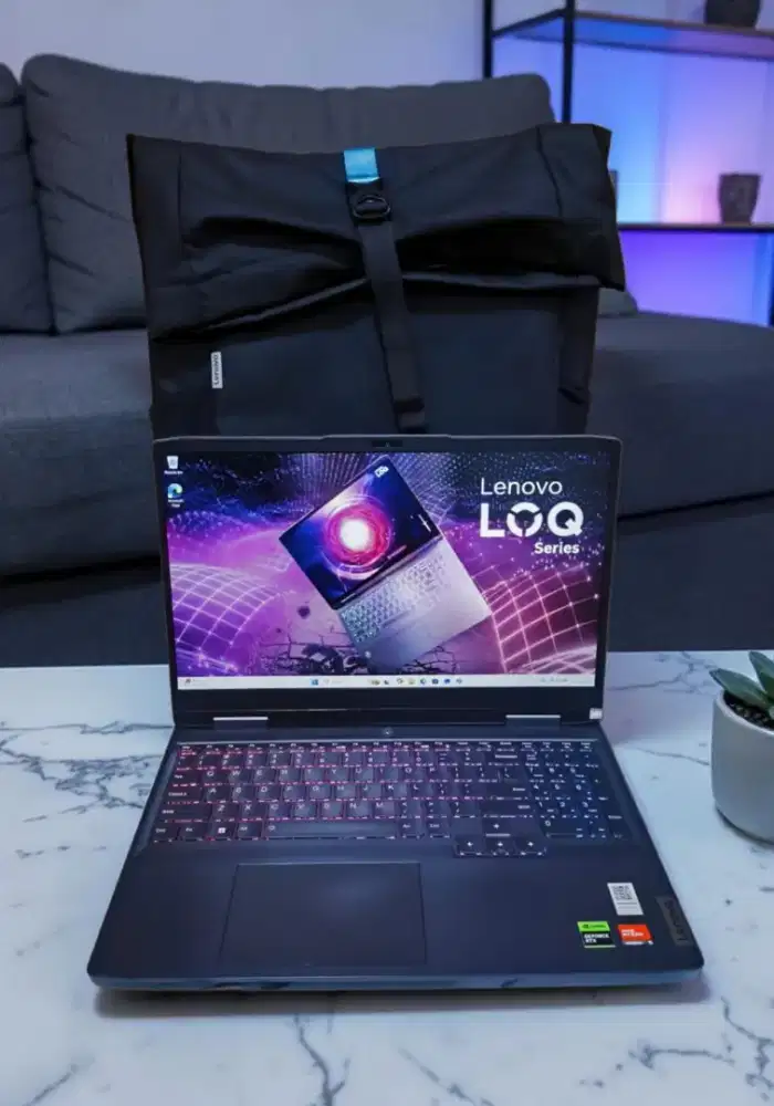 Laptop Gaming Lenovo LOQ NVIDIA RTX 3050 RAM 16Gb RYZEN SSD 512Gb COD