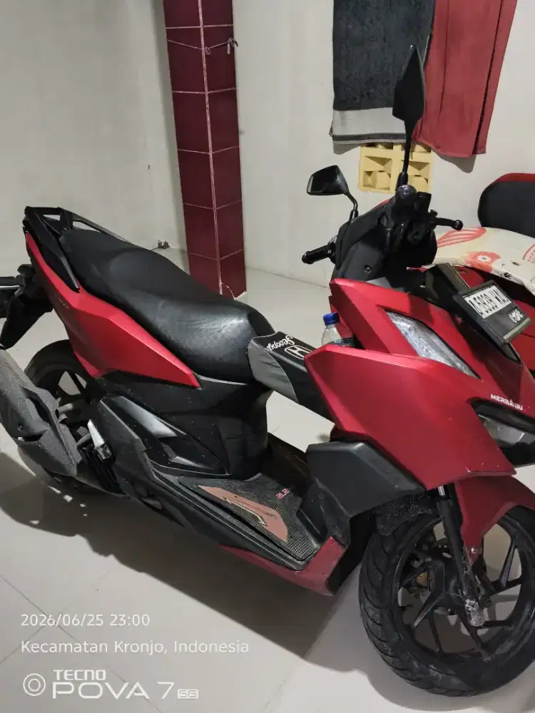 VARIO 160 CBS mulus lecet pemakaian mesin standar body standar