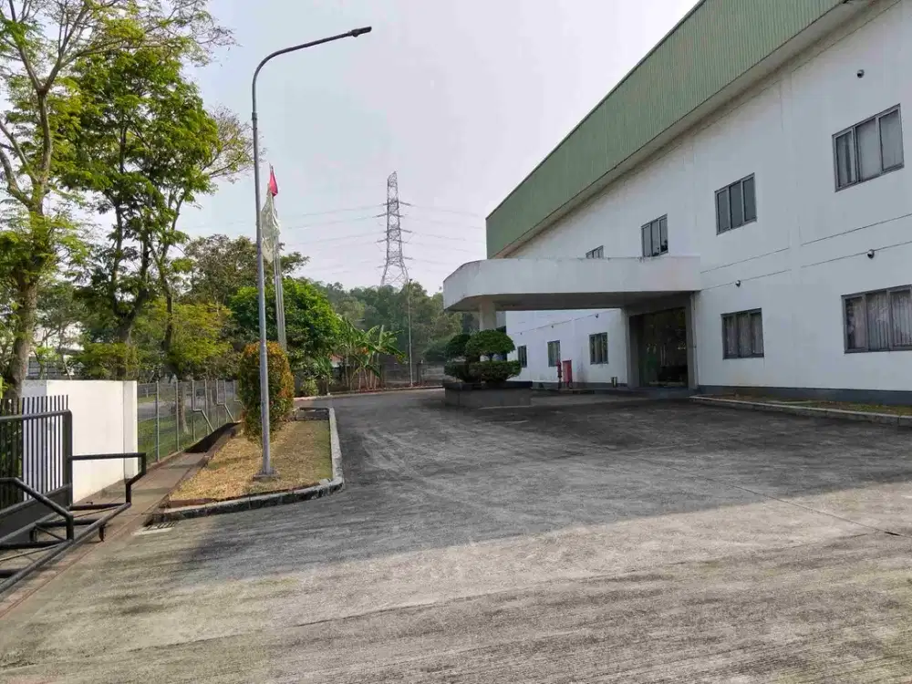 Dijual Eks Pabrik Kawasan Industri deltamas Cikarang Pusat