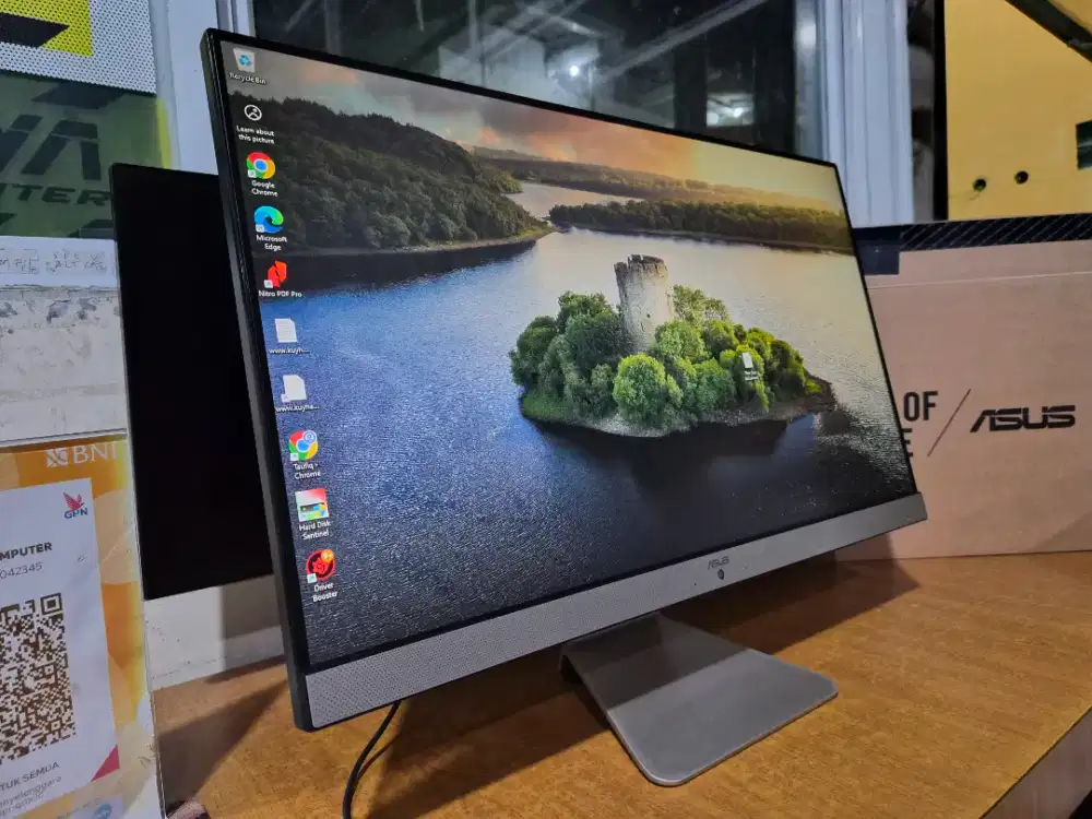 PC AIO Asus Vivo V24 Slimless Touch Editing/Gaming/Rendering Ready