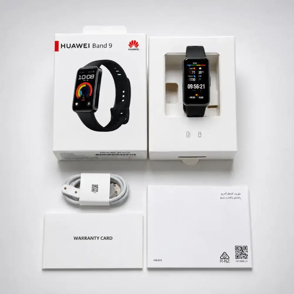 Huawei band 9 black fullset mulus original