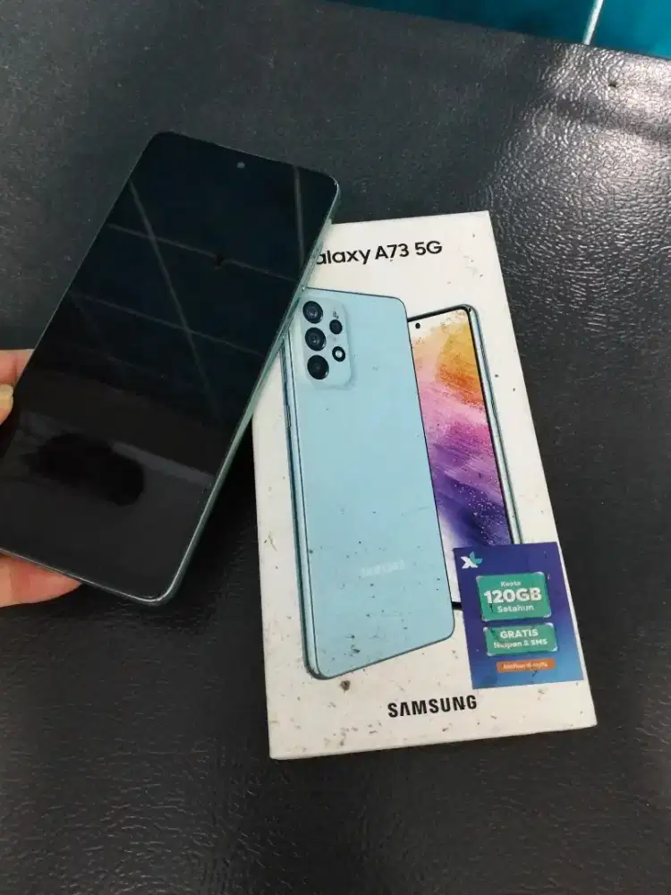 DIJUAL SECOND SAMSUNG GALAXY A73 5G RAM 8GB INTERNAL 256GB