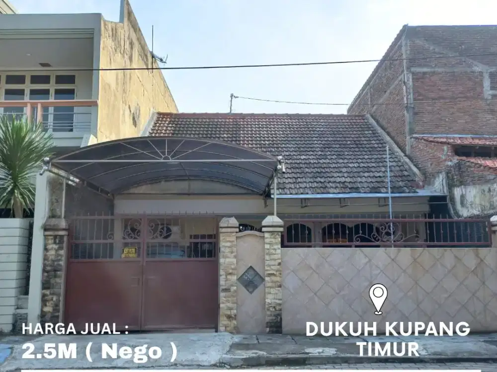Rumah Tinggal + Kos Ktif Dukuh Kupang Timur Surabaya