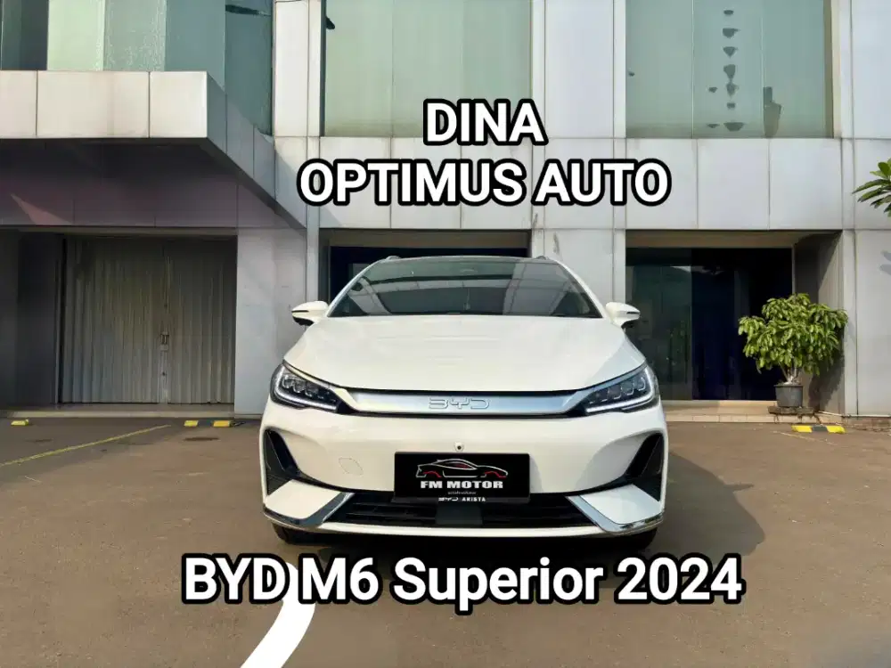 BYD M6 Superior 7Seater EV 2024 AT, Low KM, Pajak Panjang