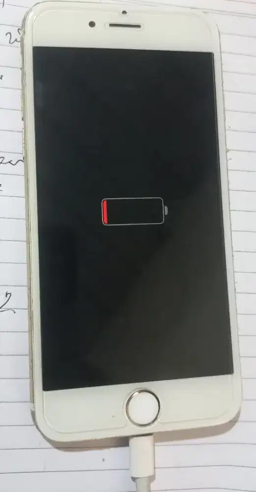 Iphone 6 kondisi dichas msh keluar indikator baterai nya
