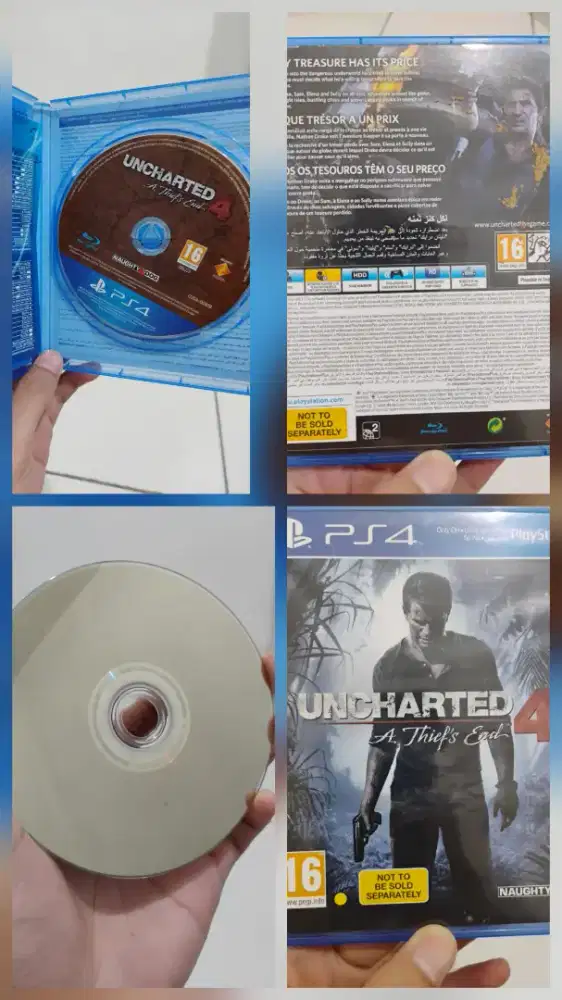 Kaset CD PS4 Uncharted 4