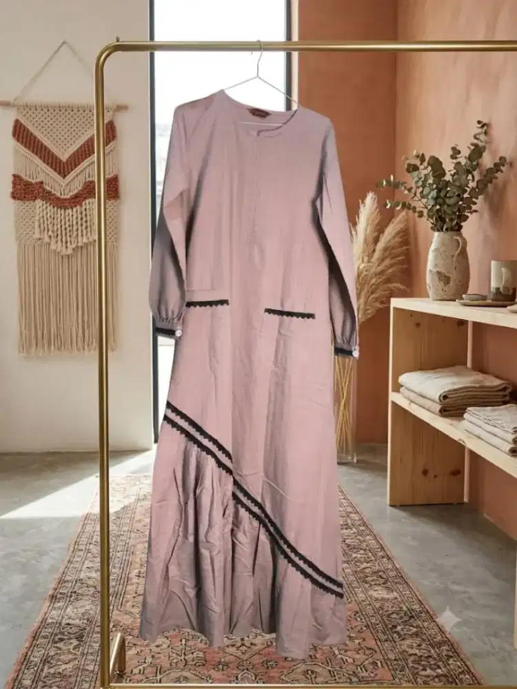 Preloved gamis megawarni ori bekas pakai