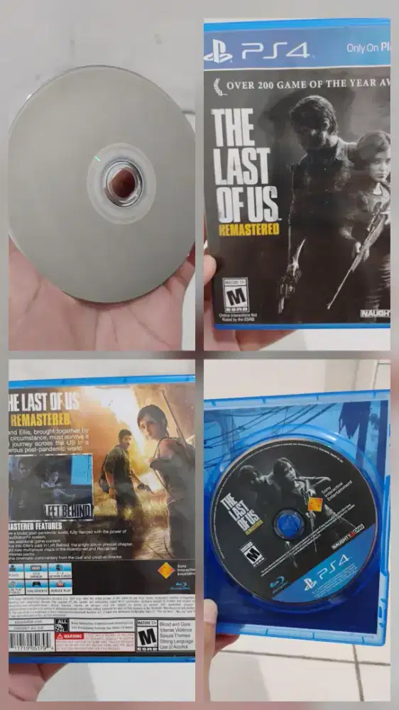 Kaset CD PS4 The Last Of Us Remastered