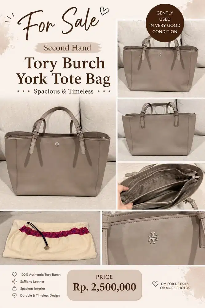 Tory Burch York Tote Bag