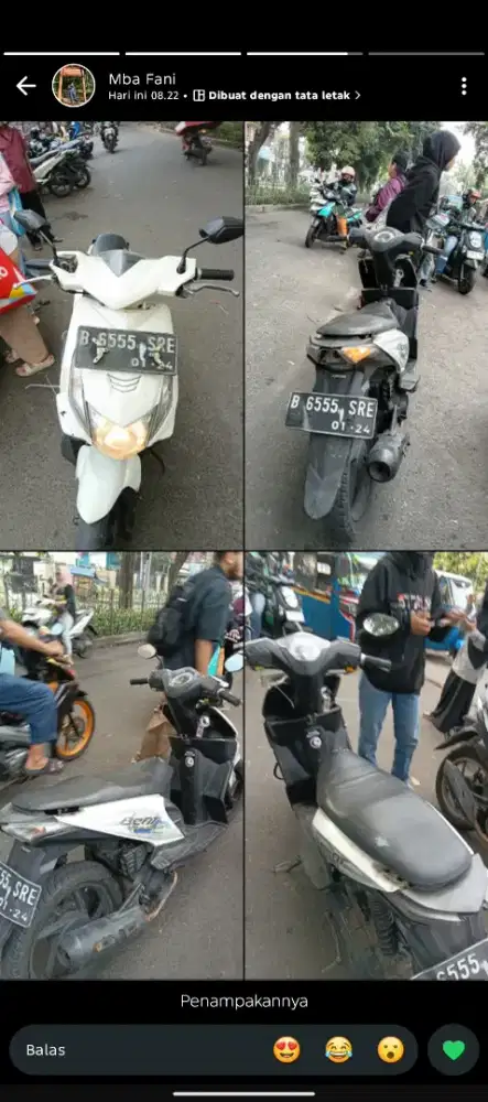 Jual motor beat karbu