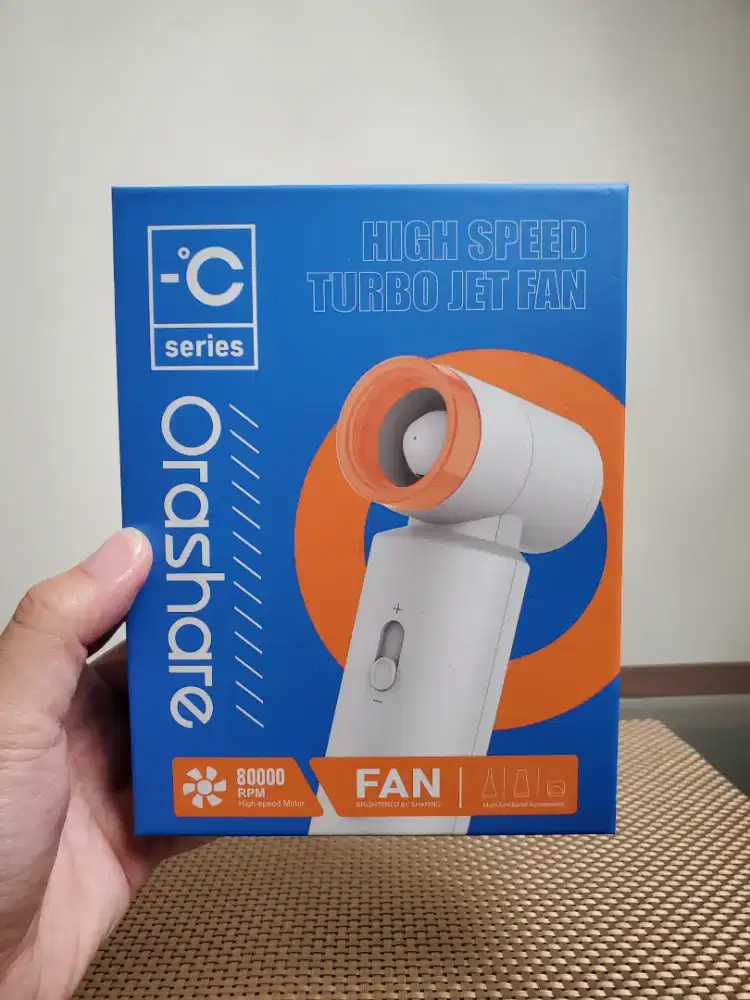 Orashare HF06 kipas angin turbo Jet Fan 80000 RPM
