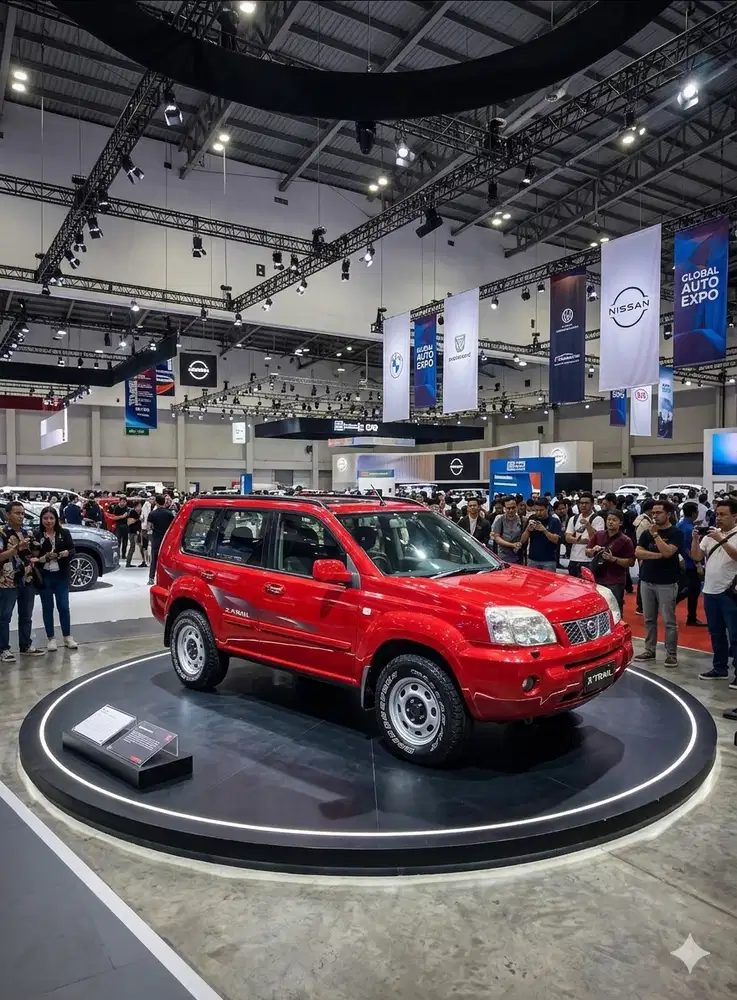 Nissan X-Trail 06 merah asli jarang ada terawat mulus siap pakai
