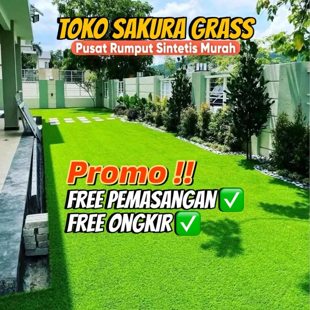 Rumput Sintetis Murah Gratis Pasang Dan Kirim Stok Terbatas