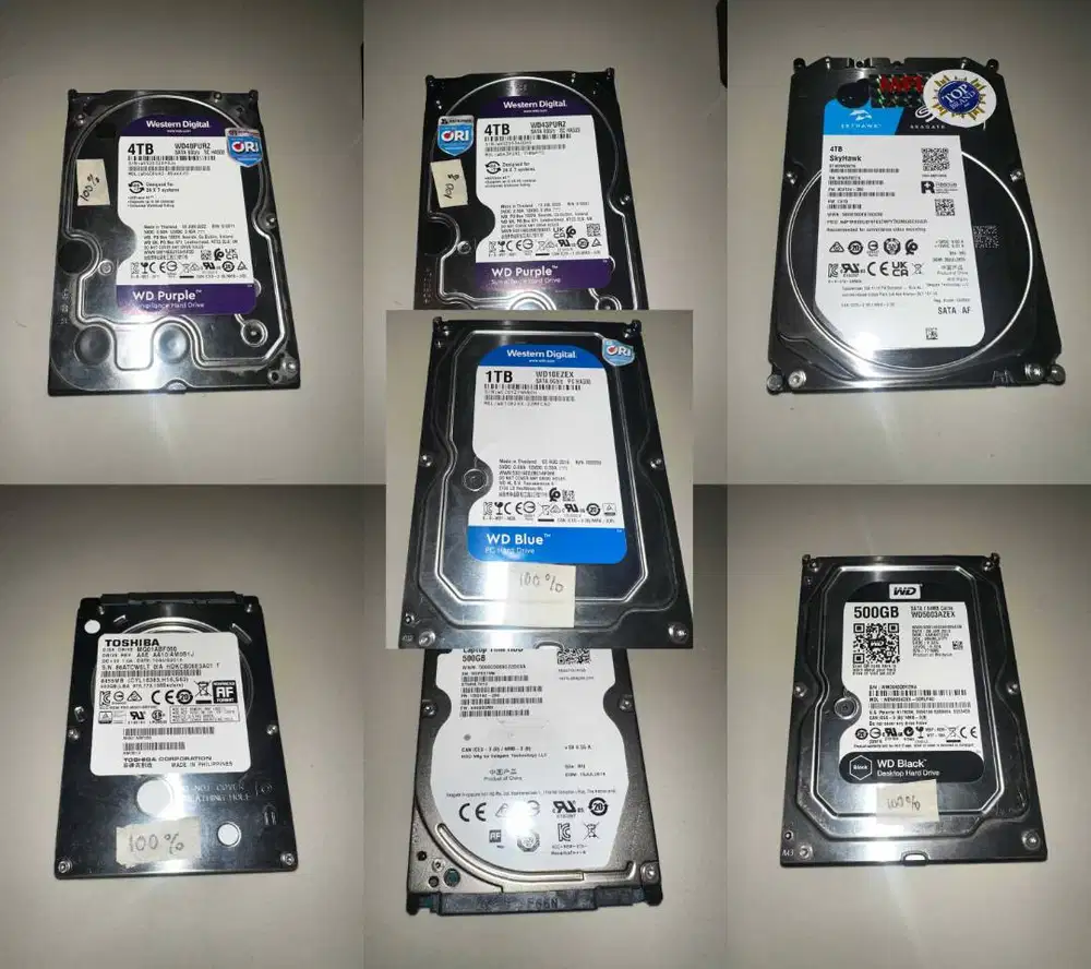 HDD SEAGATE WD TOSHIBA CCTV KOMPUTER LAPTOP