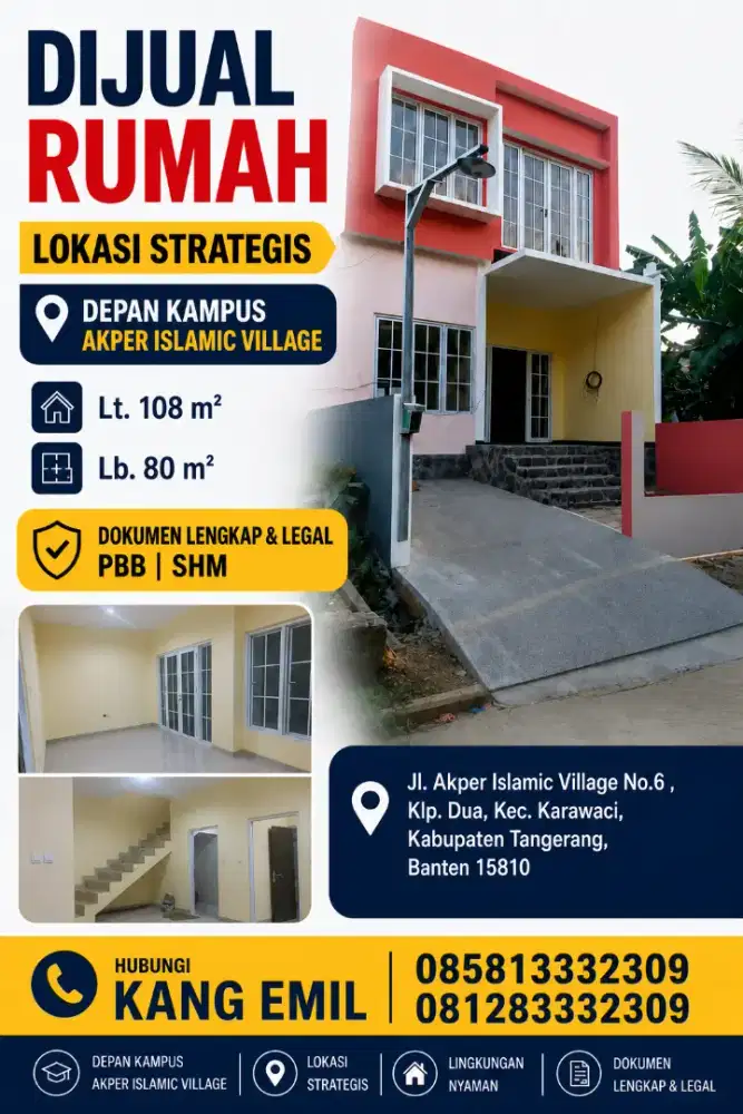 Jual rumah siap huni